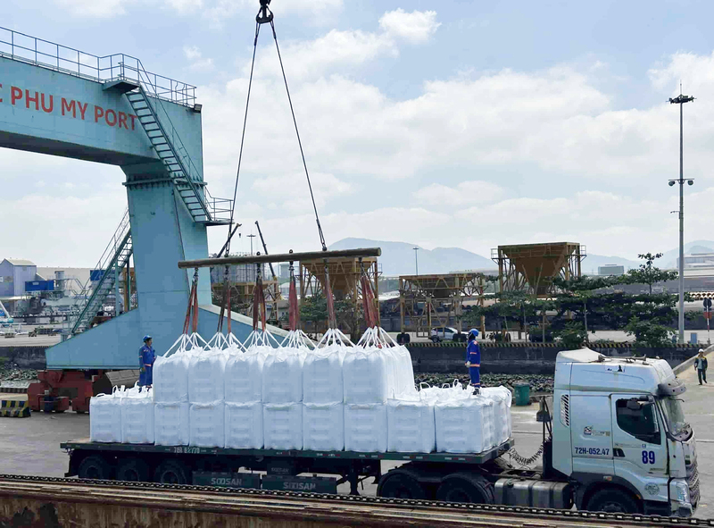 Phú Mỹ tận dụng các cơ hội thuận lợi để gia tăng sản lượng xuất khẩu. Ảnh PVFCCo