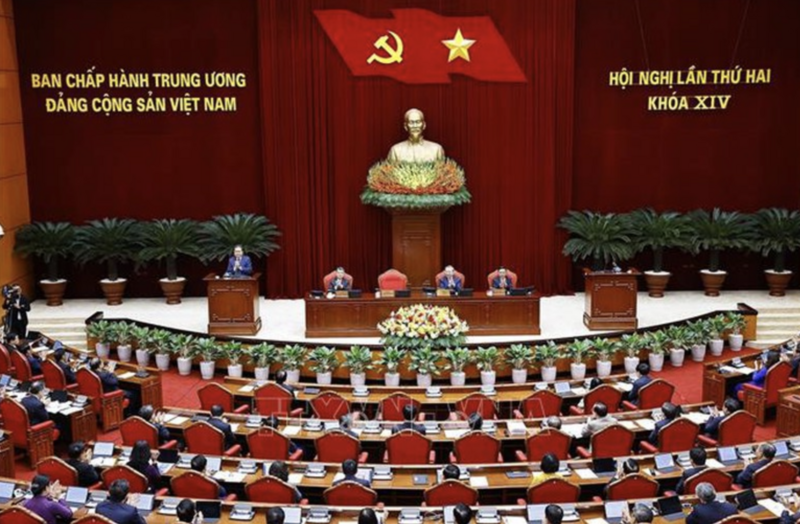 Kết luận số 18-KL/TW tại Hội nghị Trung ương 2 đã ghi nhận những chỉ số ấn tượng, minh chứng cho sức phục hồi và đà tăng trưởng mạnh mẽ của nền kinh tế Việt Nam giai đoạn 2021-2025. Ảnh: TTXVN