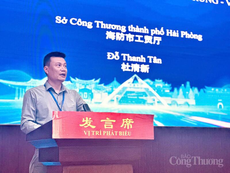 Ông Đỗ Thanh Tân, đại diện Sở Công Thương thành phố Hải Phòng. Ảnh: Minh Trang