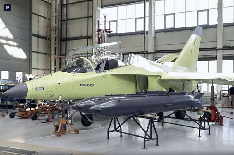 Máy bay huấn luyện-chiến đấu hạng nhẹ Yak-130M. Ảnh: RIAN