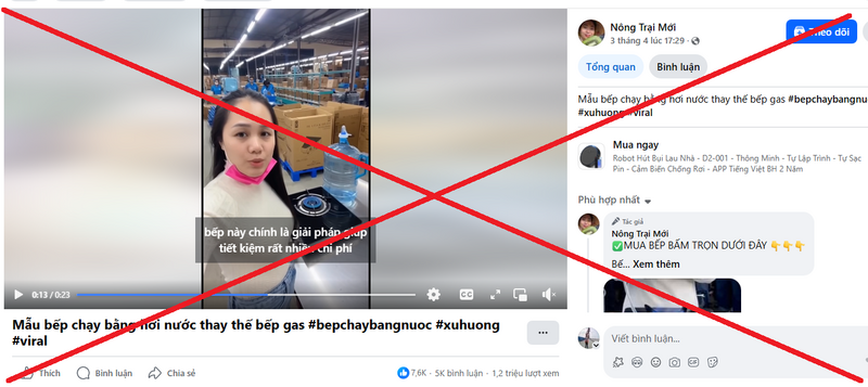 Sự thật sau video ‘bếp gas chạy bằng nước’ gây xôn xao mạng xã hội - 1