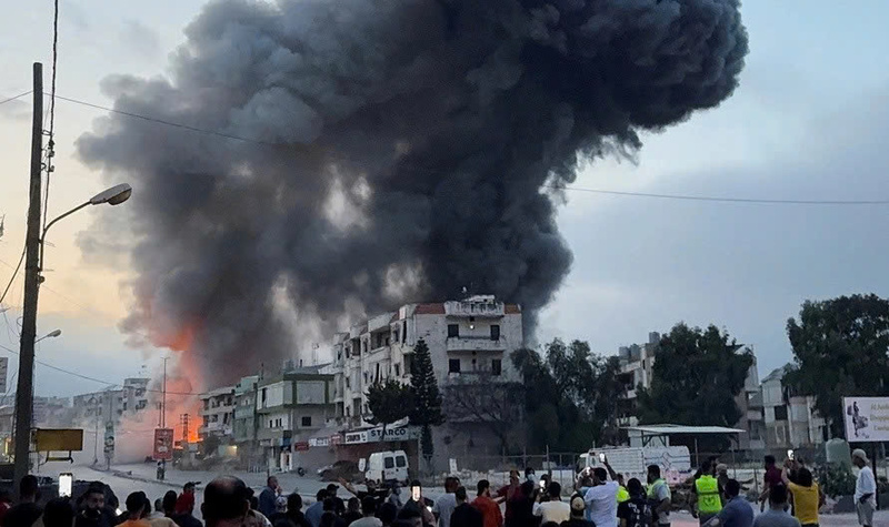 Isarel không kích vào thị trấn Toul thuộc khu vực phía Nam Lebanon.