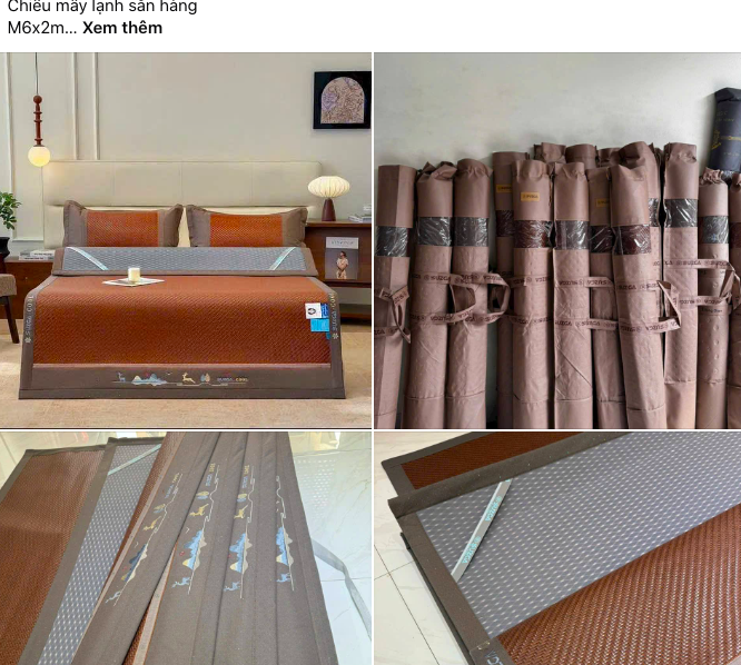 Chiếu làm mát cũng được đăng bán rất nhiều trên mạng xã hội.