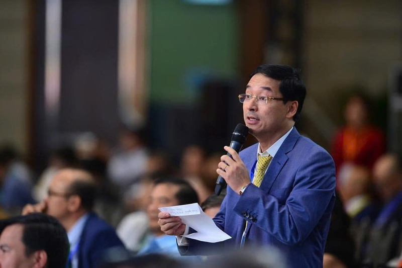 Ông Nguyễn Hoàng, Chủ tịch Hiệp hội Doanh nghiệp công nghiệp hỗ trợ TP. Hà Nội (HANSIBA). Ảnh: N.H