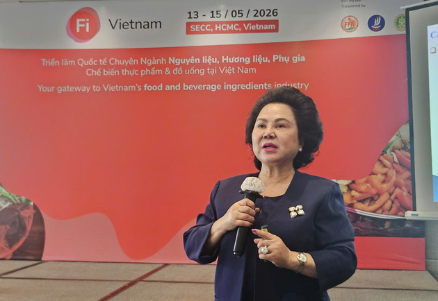 Bà Lý Kim Chi, Chủ tịch Hiệp hội Lương thực - Thực phẩm TP. Hồ Chí Minh. Ảnh: NV