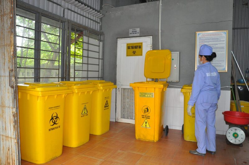 Lào Cai tăng cường quản lý, xử lý vi phạm về chất thải y tế trong phạm vi khuôn viên cơ sở y tế. Ảnh: Cổng TTĐT Lào Cai