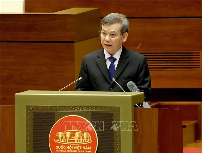 Đồng chí Lê Minh Trí, Ủy viên Bộ Chính trị, Bí thư Trung ương Đảng, Trưởng Ban Nội chính Trung ương quán triệt Nghị quyết số 04 về tăng cường sự lãnh đạo của Đảng đối với công tác phòng, chống tham nhũng, lãng phí, tiêu cực. Ảnh: TTXVN