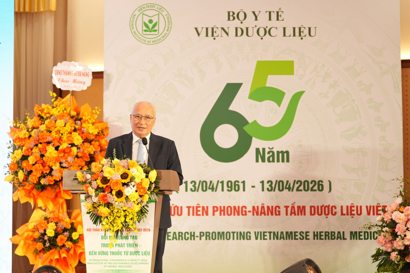 Ông Ngô Minh Hải, Chủ tịch Hội đồng quản trị Tập đoàn đại diện TH trình bày  phát biểu tham luận tại sự kiện.