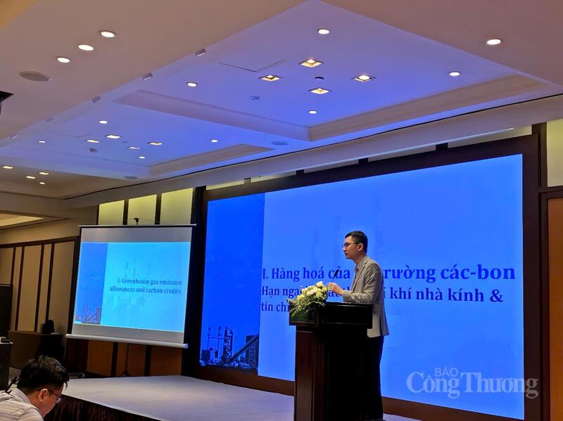 Ông Phạm Nam Hưng, đại diện Cục Biến đổi khí hậu, Bộ Nông nghiệp và Môi trường.