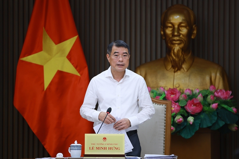 Thủ tướng Chính phủ Lê Minh Hưng nêu rõ, Chính phủ đang quyết liệt, tập trung chỉ đạo giải quyết dứt điểm những vấn đề, dự án tồn đọng kéo dài, quyết tâm xử lý, tháo gỡ những khó khăn, vướng mắc - Ảnh: VGP/Nhật Bắc