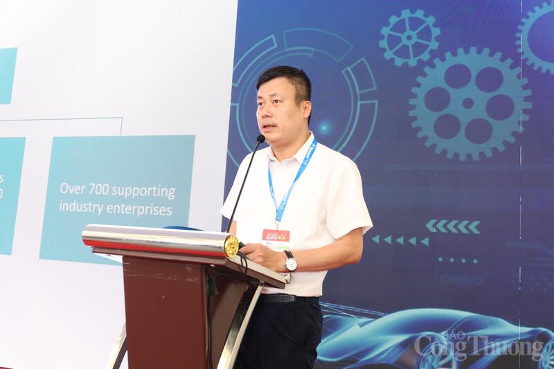 Ông Chu Việt Cường - Giám đốc Trung tâm Hỗ trợ phát triển công nghiệp, Cục Công nghiệp (Bộ Công Thương). Minh Hương