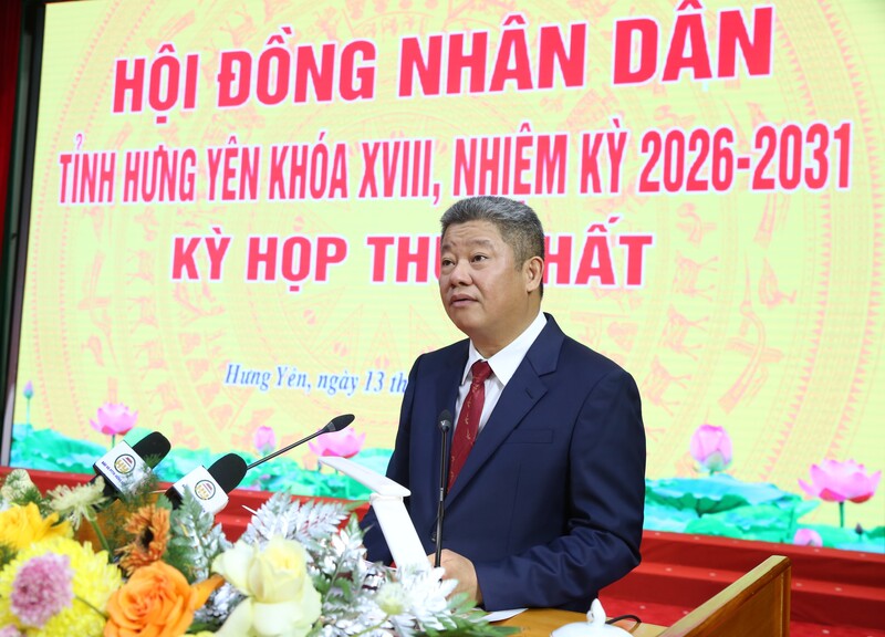 Ông Nguyễn Mạnh Quyền, Chủ tịch UBND tỉnh Hưng Yên. Ảnh: Tất Đạt