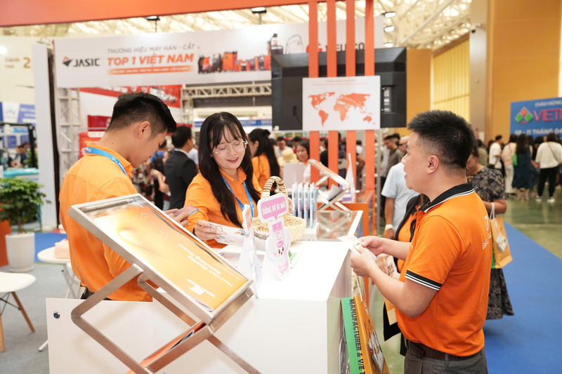 SaPon tham gia xúc tiến thị trường tại Hội chợ VietnamExpo 2026. Ảnh: Thiên Trang