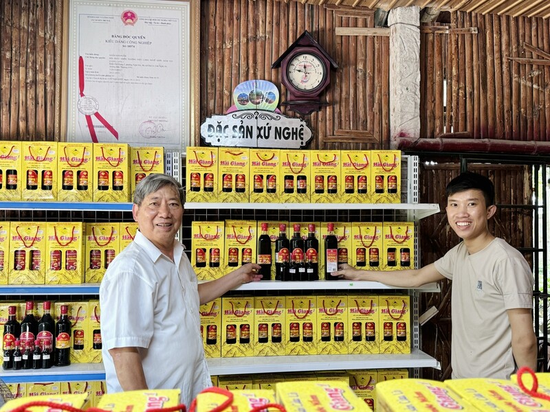 Làng nghề chế biến nước mắm Hải Giang 1 (phường Cửa Lò) đã sẵn sàng cho mùa du lịch năm 2026. Ảnh: Thu Hương