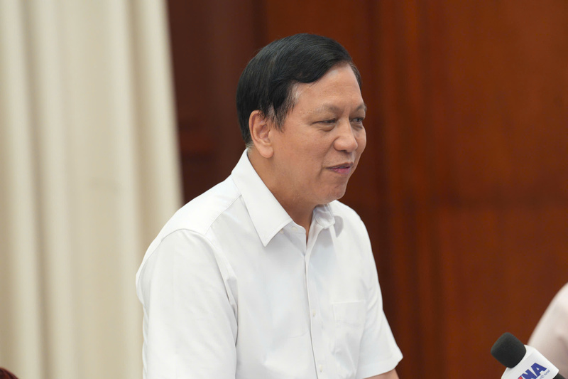 Ông Đào Xuân Tuấn, Vụ trưởng Vụ Quản lý Ngoại hối phát biểu tại họp báo