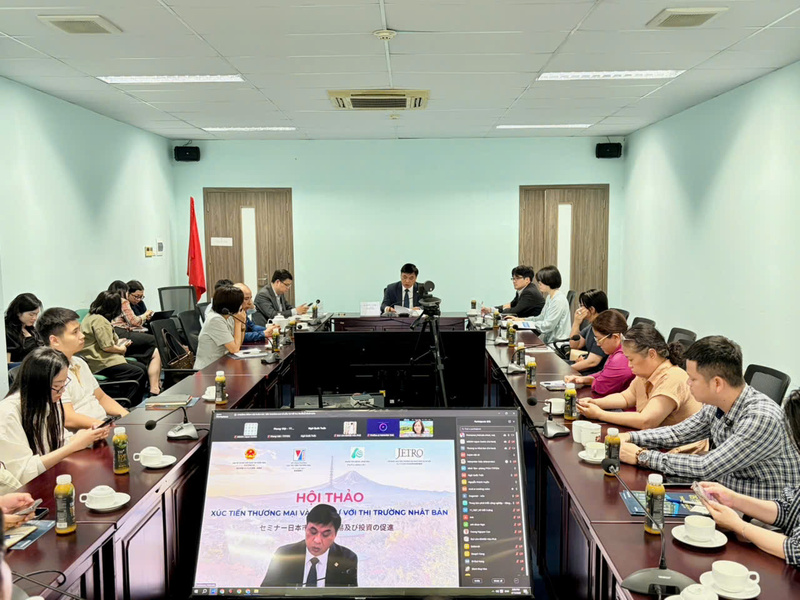 Toàn cảnh Hội thảo Xúc tiến thương mại và đầu tư với thị trường Nhật Bản. Ảnh: Minh Hương