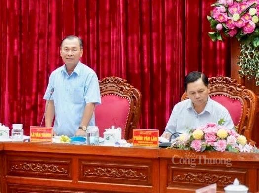 Ông Lê Văn Thành - Phó Chủ nhiệm Ủy ban Kiểm tra Trung ương phát biểu kết luận tại buổi làm việc.