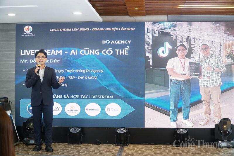 Ông Đỗ Nhật Đức, Giám đốc Công ty TNHH Truyền thông Do Agency cho rằng, giá trị rất lớn mà bán hàng qua livestream mang lại đó là tăng độ nhận diện thương hiệu doanh nghiệp đến người tiêu dùng.