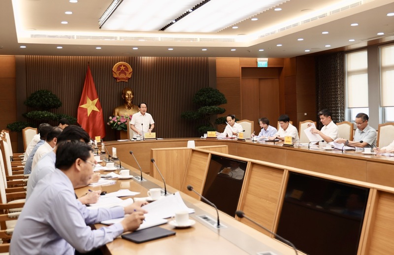 Toàn cảnh buổi làm việc. Ảnh: VGP