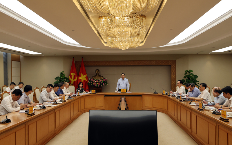 Toàn cảnh buổi làm việc. Ảnh: VGP