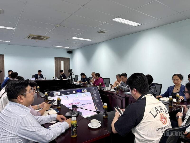 Toàn cảnh Hội thảo Xúc tiến thương mại và đầu tư với thị trường Nhật Bản. Ảnh: Ngọc Hoa