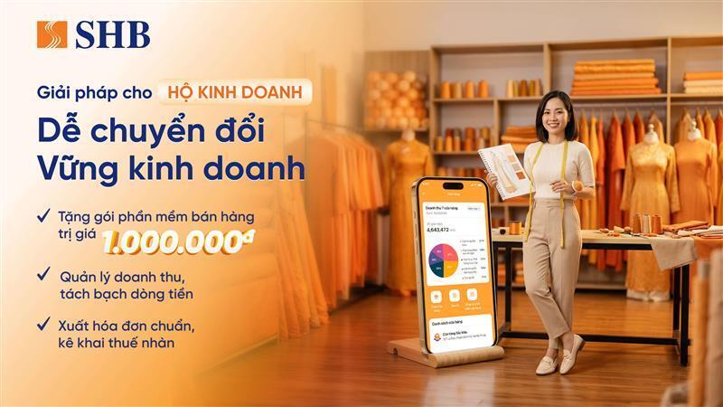 Đồng hành chuyển đổi số quốc gia, SHB cùng hộ kinh doanh số hóa toàn diện - 1
