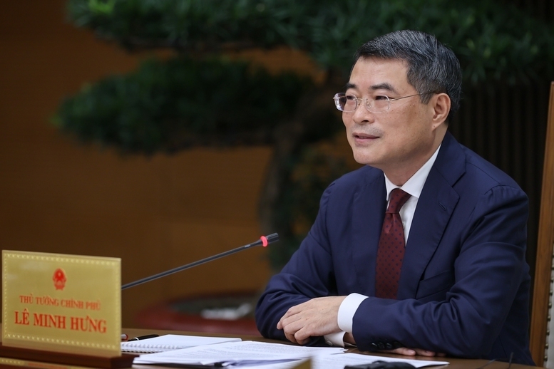 Thủ tướng Chính phủ Lê Minh Hưng chia sẻ Việt Nam sắp ban hành chính sách mới nhằm thu hút nhiều hơn nữa đầu tư nước ngoài vào Việt Nam, trong đó có các nhà đầu tư Singapore. Ảnh: VGP/Nhật Bắc