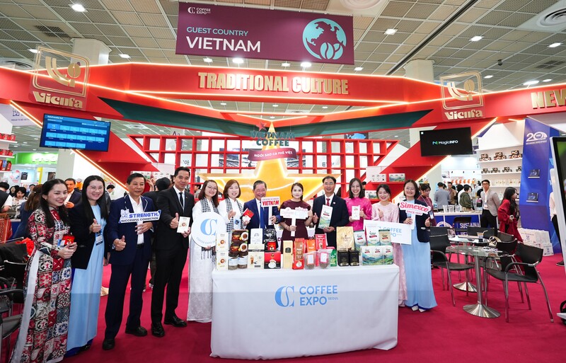 Sức hút gian hàng cà phê quốc gia Việt Nam tại Coffee Expo Seoul 2026 - 6