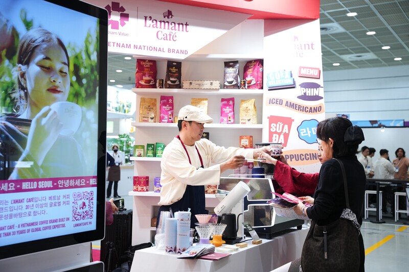 Sức hút gian hàng cà phê quốc gia Việt Nam tại Coffee Expo Seoul 2026 - 13
