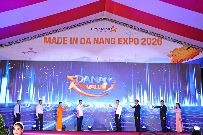 Khai mạc Triển lãm Made in Da Nang Expo 2026. Ảnh: Diễm Phúc