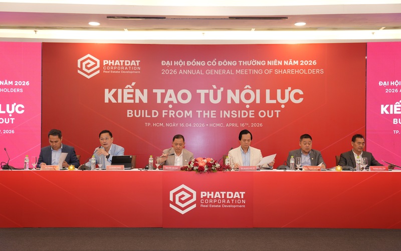 Ban lãnh đạo Phát Đạt. Ảnh: Như Quỳnh.