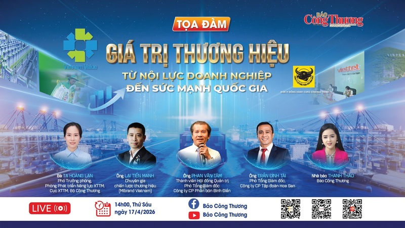 Tọa đàm “Giá trị thương hiệu: Từ nội lực doanh nghiệp đến sức mạnh quốc gia” có sự góp mặt của những diễn giả giàu kinh nghiệm trong lĩnh vực thương hiệu.