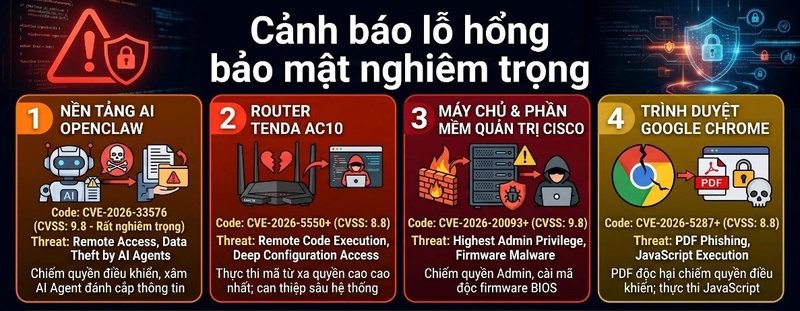 Công an TP. Hà Nội cảnh báo lỗ hổng bảo mật tiềm ẩn nguy cơ gây mất an ninh mạng, an toàn thông tin. Ảnh: Công an Hà Nội