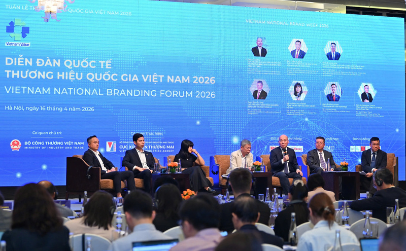Tọa đàm "Nội dung cơ bản và định hướng xây dựng Chiến lược Thương hiệu quốc gia Việt Nam: Trọng tâm và cơ chế triển khai". Ảnh: Nam Nguyễn