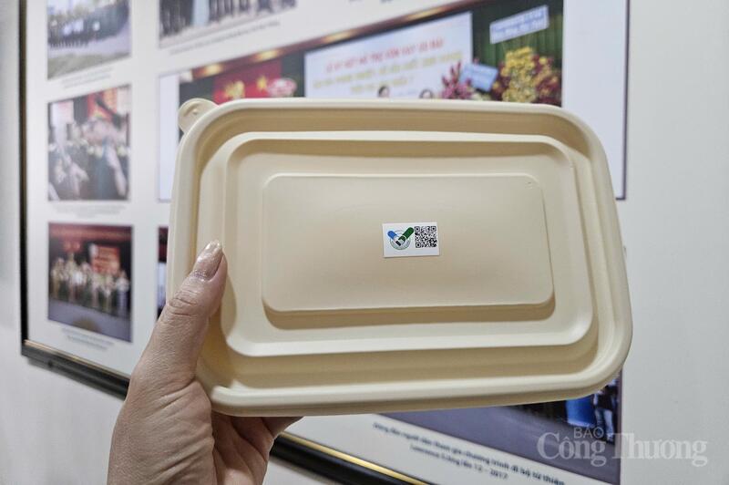 Mô hình hộp đựng suất ăn nhãn tick xanh do Hội Công nghệ cao TP. Hồ Chí Minh đề xuất.