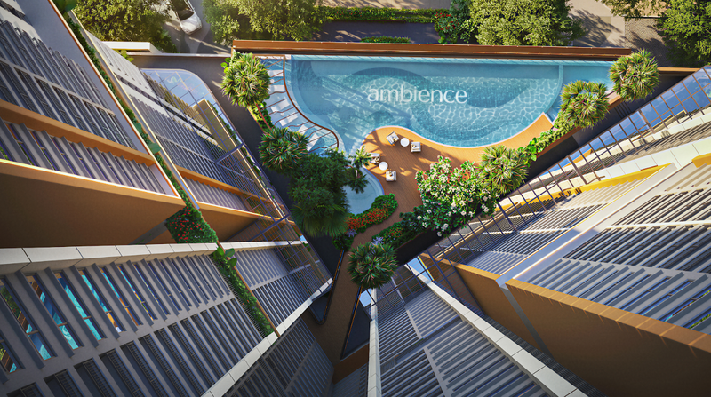 Ambience Hải Phòng được quy hoạch như một khu dân cư tích hợp với hơn 50 tiện ích nội khu.