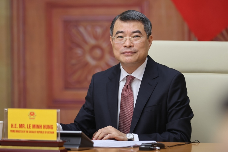 Thủ tướng chia sẻ về các định hướng chính sách lớn - Ảnh: VGP/Nhật Bắc