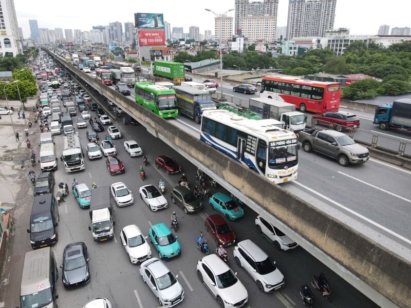 Sở Xây dựng Hà Nội vừa có hướng dẫn phân luồng, tổ chức giao thông để người dân đi lại dịp nghỉ lễ được thuận tiện. Ảnh: Cổng thông tin Bộ Xây dựng