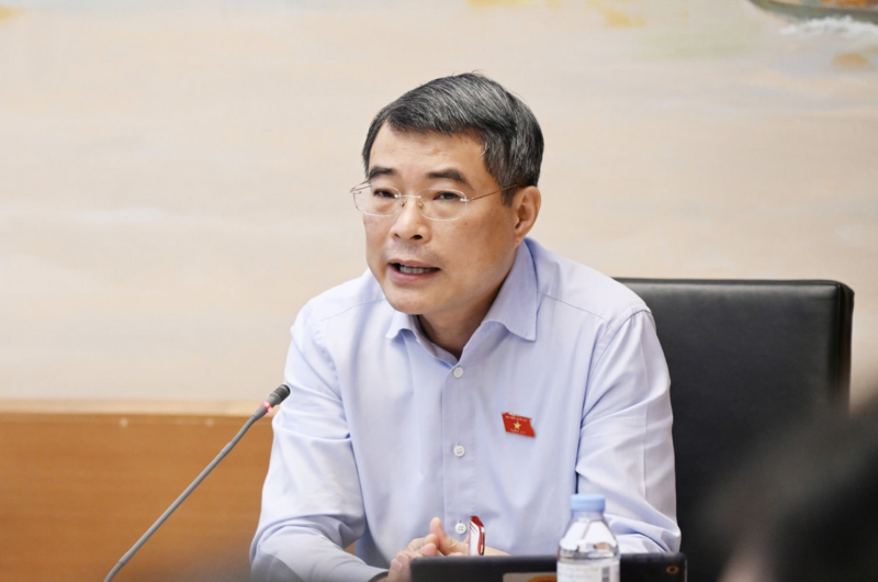 Thủ tướng Chính phủ Lê Minh Hưng phát biểu thảo luận tại Tổ 11. Ảnh: Quốc hội