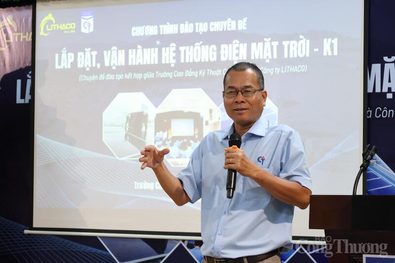 ThS. Hồ Văn Thới, đại diện Trường Cao đẳng Kỹ thuật Cao Thắng.