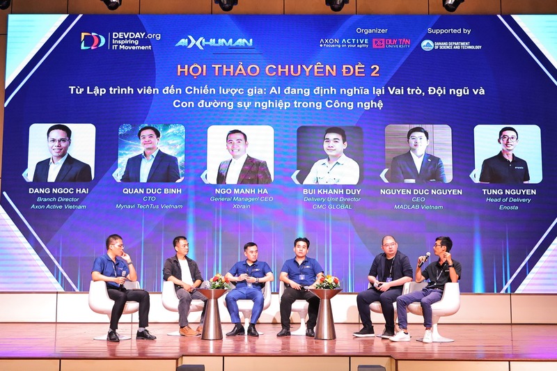 DevDay Da Nang 2026 có sự góp mặt của các chuyên gia công nghệ công thi hàng đầu trong nước và quốc tế. Ảnh: Diễm Phúc