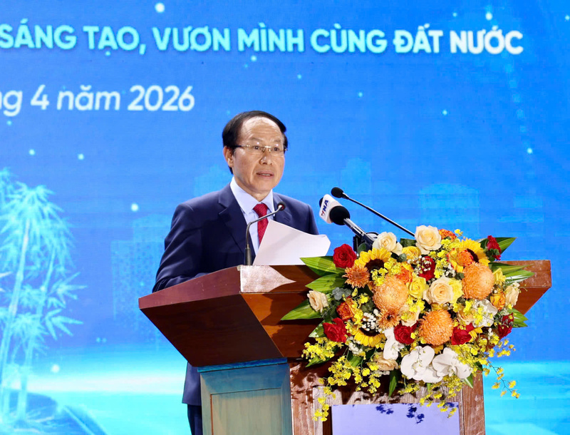 Phó Thủ tướng Chính phủ Lê Tiến Châu phát biểu chỉ đạo tại chương trình. Ảnh: VGP