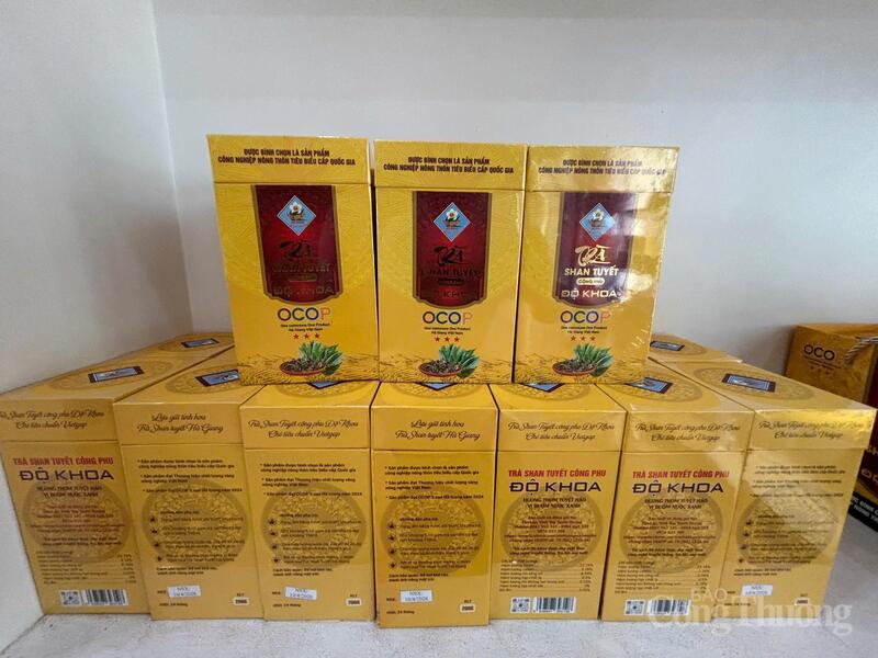 Sản phẩm chè Shan tuyết công phu Độ Khoa đạt OCOP 3 sao. Ảnh: Văn Thi