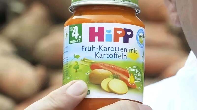 Sản phẩm hỗn hợp cà rốt và khoai tây HiPP (HiPP Vegetable Carrot with Potato) bị thu hồi.