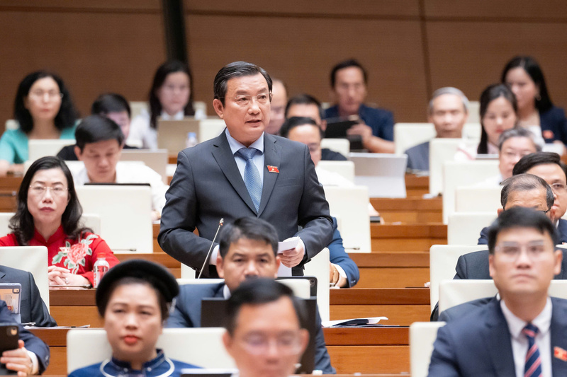 Đại biểu Quốc hội Phạm Trọng Nhân đoàn Thành phố Hồ Chí Minh đề nghị xây dựng Luật Bảo đảm quyền phát triển kinh tế tư nhân