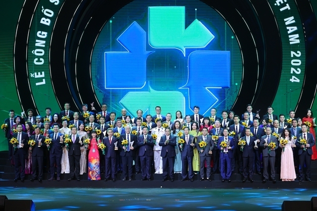 Ngày 4/11/2024, Bộ Công Thương đã công bố và trao danh hiệu Thương hiệu quốc gia năm 2024 cho 359 sản phẩm của 190 doanh nghiệp có sản phẩm tham gia chương trình đáp ứng hệ thống các tiêu chí của chương trình (Ảnh minh hoạ)