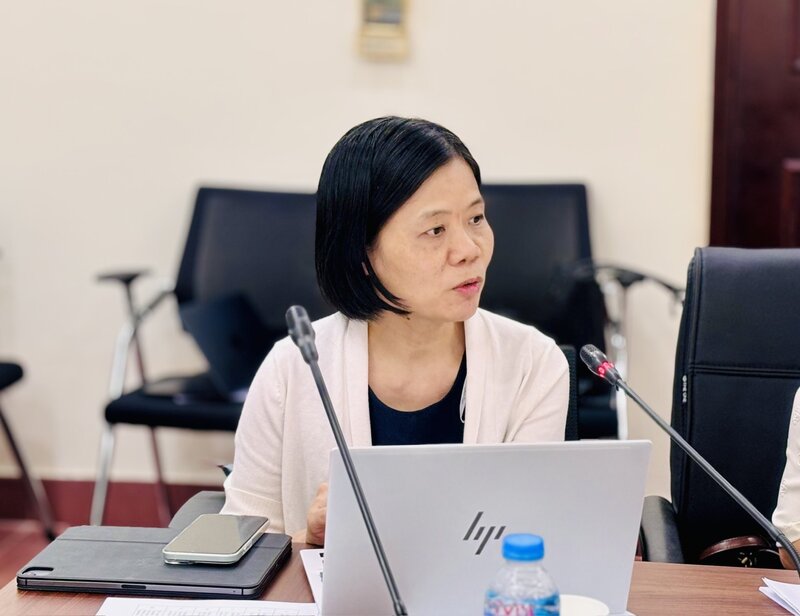 Bà Trịnh Thị Thu Hương, Phó Chủ tịch Hiệp hội Phát triển nhân lực logistics Việt Nam. Ảnh: Nhật Chi