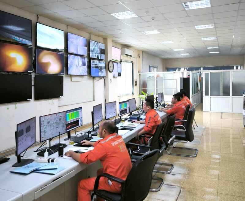 Doanh nghiệp sản xuất vật liệu xây dựng giữ vững đà tăng trưởng liên tục. Ảnh: Mai Liễu