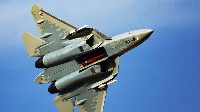 Máy bay chiến đấu Su-57E. Ảnh: TASS