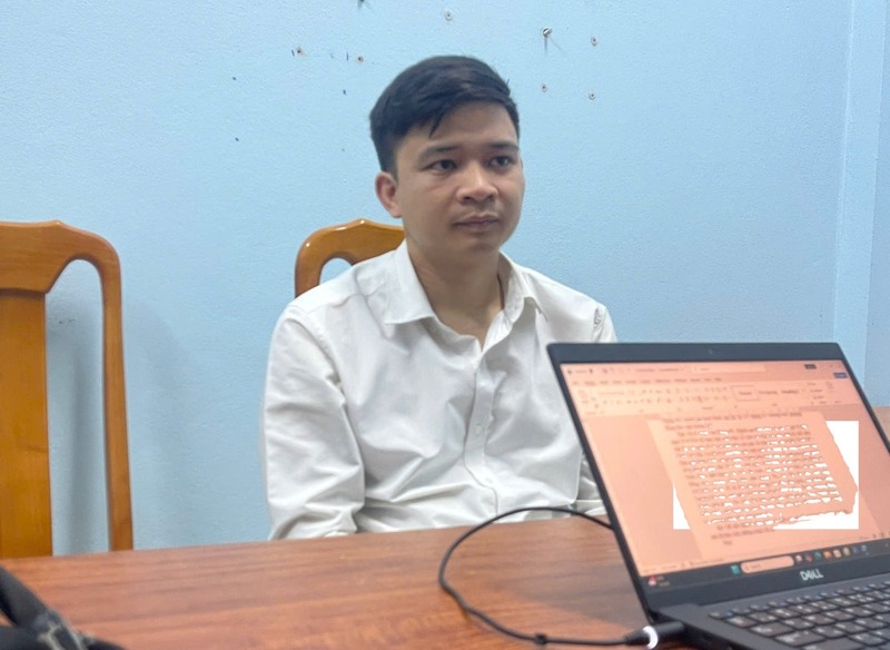 Đối tượng Nguyễn Duy Cường được xác định với vai trò cầm đầu “Hội thánh của Đức Chúa Trời Mẹ” tại địa bàn tỉnh Quảng Trị (Ảnh: Công an Quảng Trị)